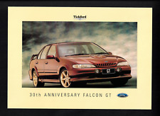 Used, FORD FALCON TICKFORD GT 30th ANNIVERSARY FLYER BROCHURE FEBRUARY 1997 for sale  Shipping to South Africa
