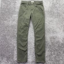 Used, Crosby & Howard Jeans Mens 30x34 Green Straight Denim Stretch ACTUAL 30x33 for sale  Shipping to South Africa