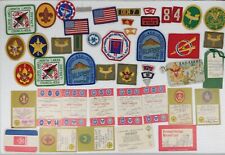 Boy Scout Merit Badges & 13 Cards 1 Registration Card 2 BSA Pins Lot Of 33 Total for sale  Shipping to South Africa