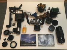 Cámara fotográfica Canon AE-1 negra plateada 35 mm exposición automática SLR y mucho más con estuche segunda mano  Embacar hacia Argentina