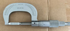 Mitutoyo 0- 1" Blade Micrometer No. 122-125 .0001 Machinists for sale  Shipping to South Africa