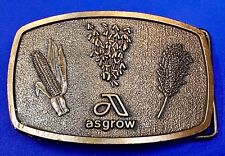 Usado, Fivela de cinto vintage Asgrow milho trigo soja agricultura NOS comprar usado  Enviando para Brazil