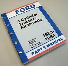 FORD 2000 4000 TRACTOR MASTER PARTS MANUAL CATALOG 1962 1963 1964 1965 ALL TYPES for sale  Shipping to Canada