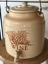 Antique wine ceramic for sale  Gardner