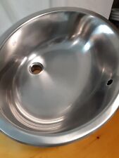 DecoLav 1300-B Stainless Steel Bathroom Sink Basin Drop In/Undermount 17" x 14", used for sale  Shipping to South Africa