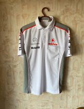 McLaren Mercedes Benz Vodafone F1 Formula 1 Racing Polo Shirt Jersey White - M for sale  Shipping to South Africa