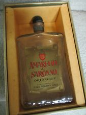 Botella en caja vintage Amaretto Di Saronno segunda mano  Embacar hacia Argentina