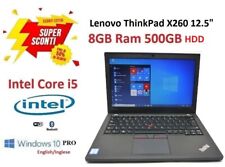 Lenovo ThinkPad X260 12.5" Notebook Intel Core i5- 6300U 2.40 GHz 8GB Ram 500GB , usado comprar usado  Enviando para Brazil