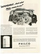 1945 Philco Geladeira Freezer Arte Impressão Vintage Anúncio comprar usado  Enviando para Brazil