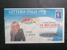Biglietto lotteria italia usato  Viareggio