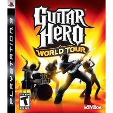 GUITAR HERO WORLD TOUR PLAYSTATION 3 PS3 USATO GIOCO ITA COPERTINA FR na sprzedaż  Wysyłka do Poland