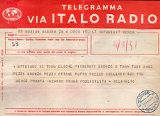 Telegramma italo radio usato  Italia