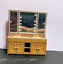 Vintage Tomy Dollhouse Bathroom Sink Top Vanity Mirror Cabinet for sale  Shipping to South Africa