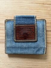 Levi’s vintage 1970’s denim e carteira de couro tecido jeans azul comprar usado  Enviando para Brazil