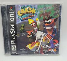 Crash Bandicoot Warped PS1 Black Label completo com estojo rachado manual comprar usado  Enviando para Brazil