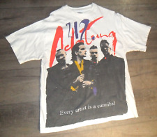 Camiseta Vintage U2 Anos 1990 Zoo TV Tour Bewung Baby Cannibal EUA Concerto Tamanho G comprar usado  Enviando para Brazil