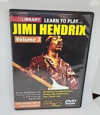 Lick Library LEARN TO PLAY JIMI HENDRIX Volume 2 Guitar Lessons Video DVD - RARE for sale  Shipping to South Africa