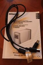 Escáner de película original Nikon Super Coolscan 5000 V y IV ED cable USB UC-LS2, usado segunda mano  Embacar hacia Argentina