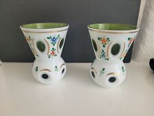 Vasen böhmen überfangglas gebraucht kaufen  Hamburg