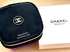 Bolsa de maquiagem Chanel Beauty Mini 3,5” preta estojo cosmético comprar usado  Enviando para Brazil