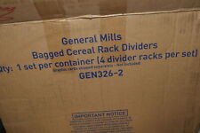 (4 piezas) Estantes divisores divisores de cereales en bolsa General Mills GEN326-2 segunda mano  Embacar hacia Argentina