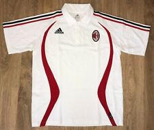 AC MILAN 2006 - 2007 vintage adidas Training Polo T Shirt Taglia M usato  Spedire a Italy