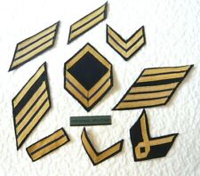 Gebraucht, Sammlung Marine 9 Paar Ärmelabzeichen g/b Dienstgrad Rang Abzeichen Bundeswehr gebraucht kaufen  Stadtlohn