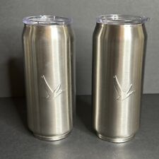 2 latas de soda aisladas de acero inoxidable con vodka de ganso gris 6,5" segunda mano  Embacar hacia Argentina