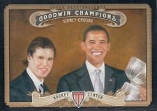 Used, SIDNEY CROSBY BARACK OBAMA UD GOODWIN CHAMPIONS HORIZONTAL SP PENGUINS #49 2012 for sale  Shipping to South Africa