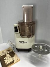 Usado, Procesador de alimentos eléctrico crema vintage Moulinex modelo LM2 La Machine II con cuchillas segunda mano  Embacar hacia Argentina