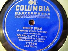 1939 CAJUN ROLAND HAYES Micheu Banjo Louisiana canción folk criolla Colombia 17294 segunda mano  Embacar hacia Argentina