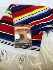 Mexican poncho multicoloured for sale  Shipping to Ireland