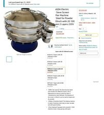 Mechanical electric sieve for sale  Garden City