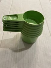Conjunto vintage Tupperware de 6 copos de medição empilháveis verde limão, usado comprar usado  Enviando para Brazil