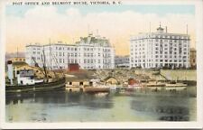 Victoria BC Post Office and Belmont House Boats Harbour Unused Postcard E95 for sale  Shipping to South Africa
