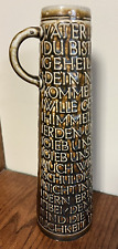 German Reinhold Merkelbach Ceramic Stein, The Lord's Prayer for sale  Shipping to South Africa
