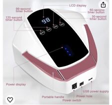 Used, 96w Rechargeable UV Light for Nails | Cordless LED Nail Lamp for sale  Shipping to South Africa
