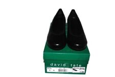 Tacones negros piel de cordero para mujer David Tate Madera talla 7,5M segunda mano  Embacar hacia Argentina