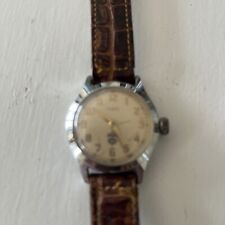 Reloj de pulsera Timex Boy Scout vintage década de 1950 con banda original funciona y mantiene el tiempo, usado segunda mano  Embacar hacia Argentina