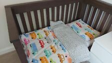 Eton Convertible Plus Cot Bed Mocha with toddler guard, mattress & bedding for sale  BILLERICAY