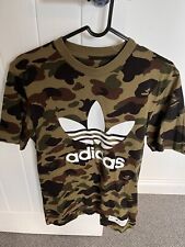 Bape adidas shirt for sale  SAFFRON WALDEN