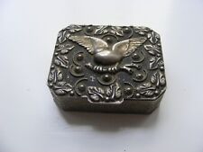 vintage small decorated trinket box  for sale  UK