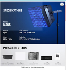 Difusor Softbox Actualizado NEEWER para Panel de Luz de Video LED PL60C RGB, 15,4"x12,6, usado segunda mano  Embacar hacia Argentina