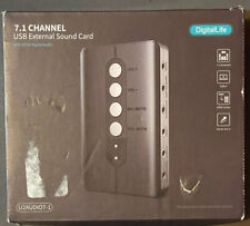 DigitalLife U2AUDIO7-1 | Placa de som externa USB com áudio digital SPDIF comprar usado  Enviando para Brazil