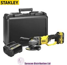 Used, STANLEY FATMAX V20 18v CORDLESS ANGLE GRINDER, 4.5in. 115mm - SFMCG400D1KQ-GB for sale  Shipping to South Africa