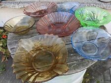 Vintage glasschalen bunten gebraucht kaufen  Halle