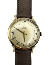 Reloj Automático Omega Oro 14k Lleno 33mm Movimiento Parachoques De Colección Circa 1950s, usado segunda mano  Embacar hacia Argentina