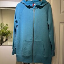 Turquiose longline hoodie for sale  GLOUCESTER