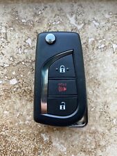 2019 - 24 TOYOTA RAV4 OEM FLIP KEY CONTROLE REMOTO FOB FCC: GQ4-73T (3 BOTÕES) PERFEITO ESTADO!, usado comprar usado  Enviando para Brazil