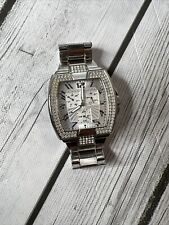 Relógio masculino palpite quadrado diamante cromado para peças comprar usado  Enviando para Brazil